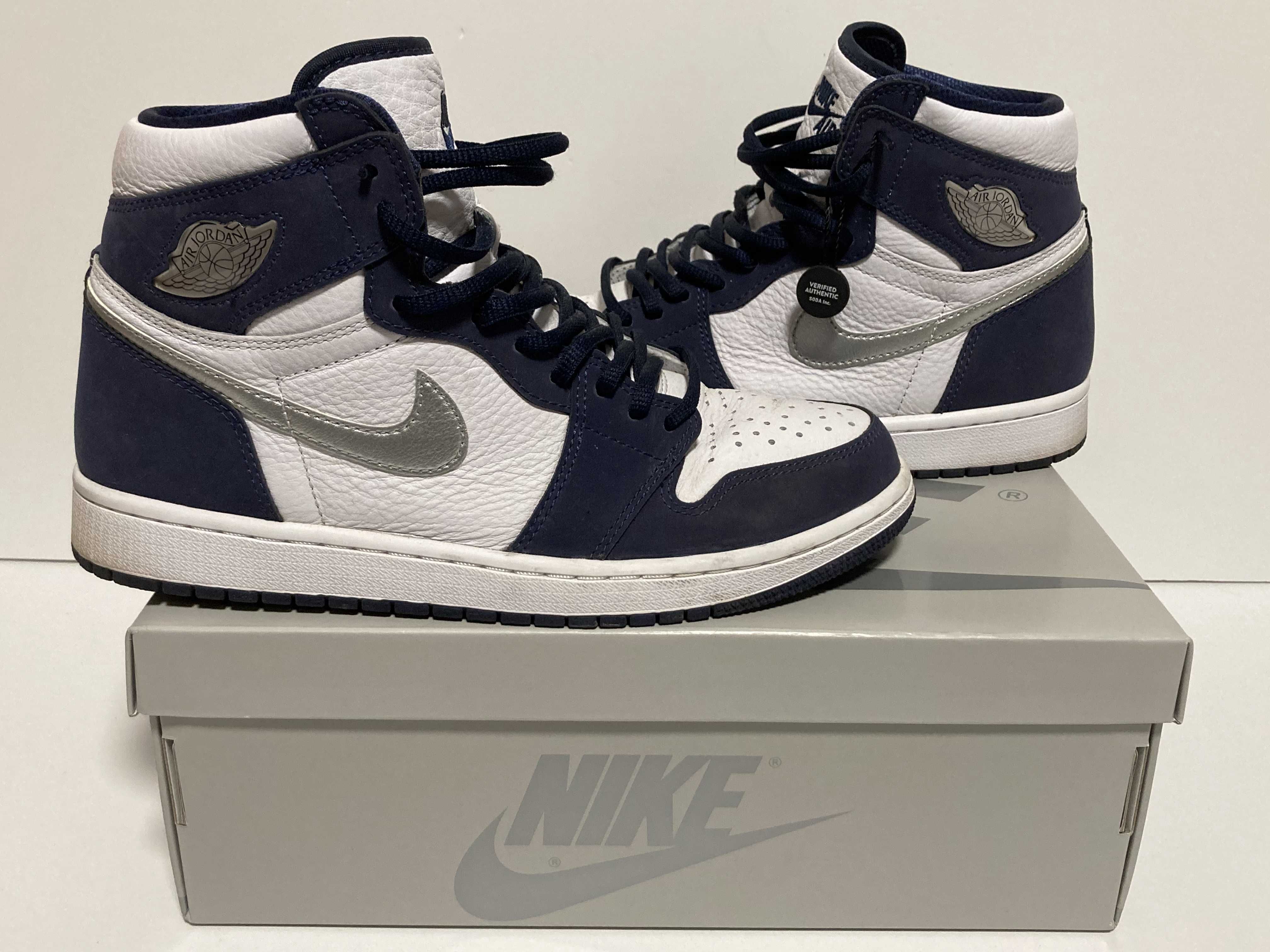 Nike Air Jordan 1 High OG CO.JP "White/Midnight Navy" (2020)(ブリーフケースなし)