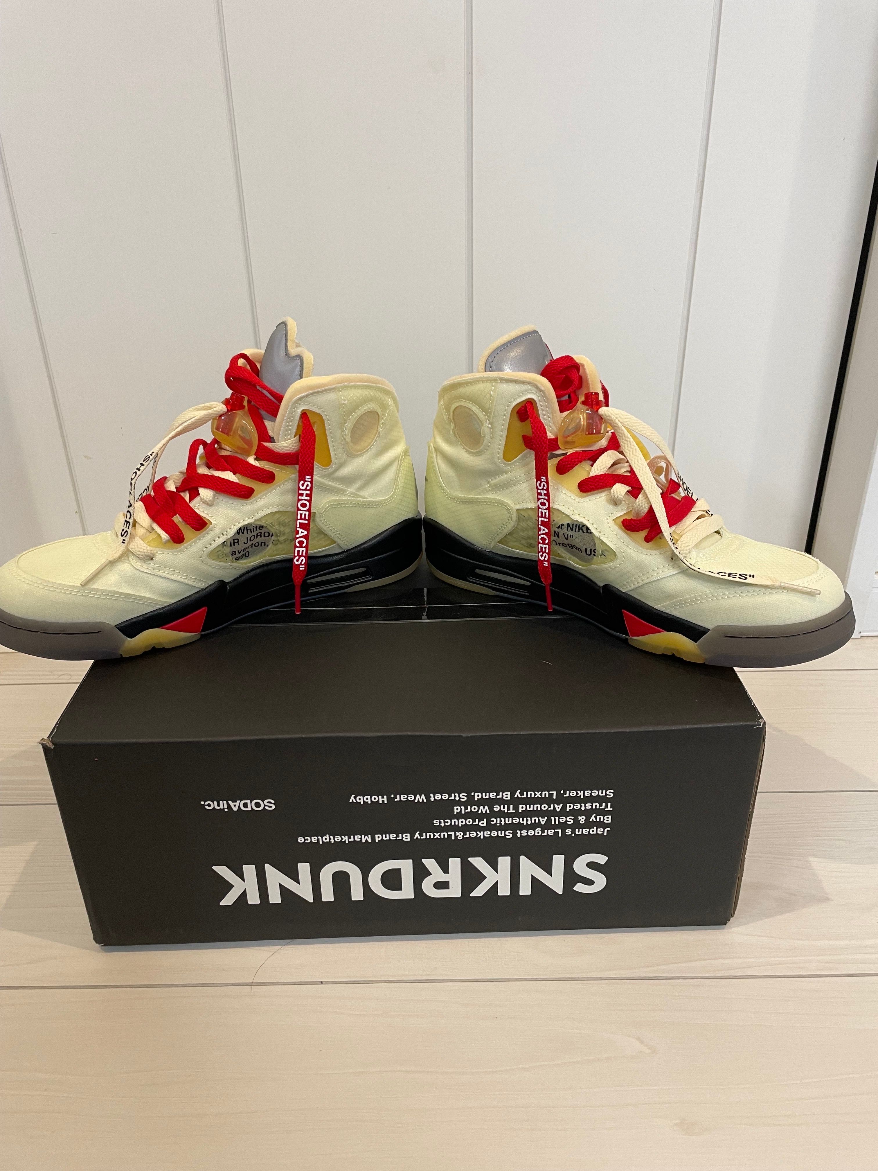 Off-White × Nike Air Jordan 5 "Sail"