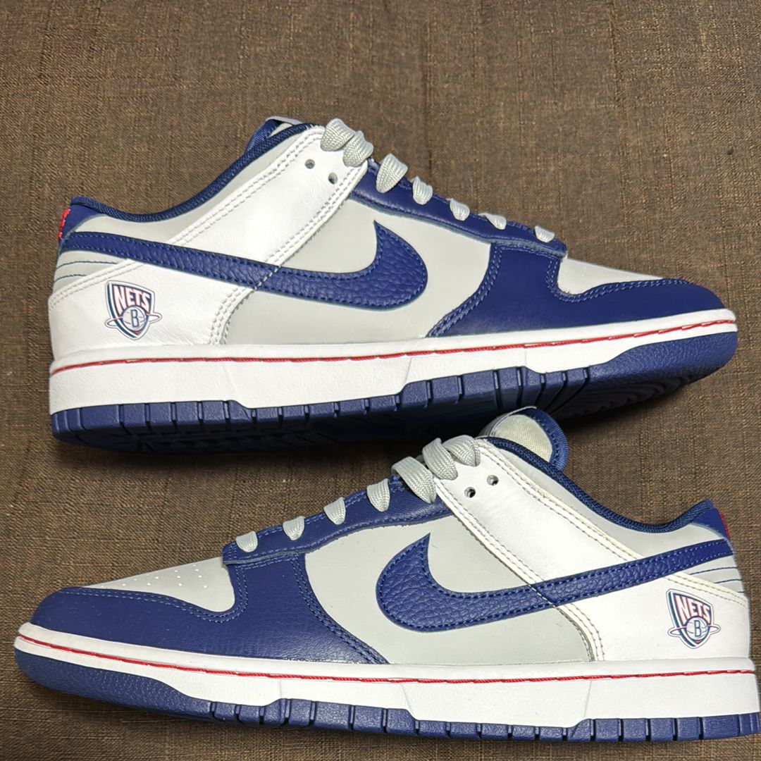 NBA × Nike Dunk Low EMB 75th Anniversary "Nets"
