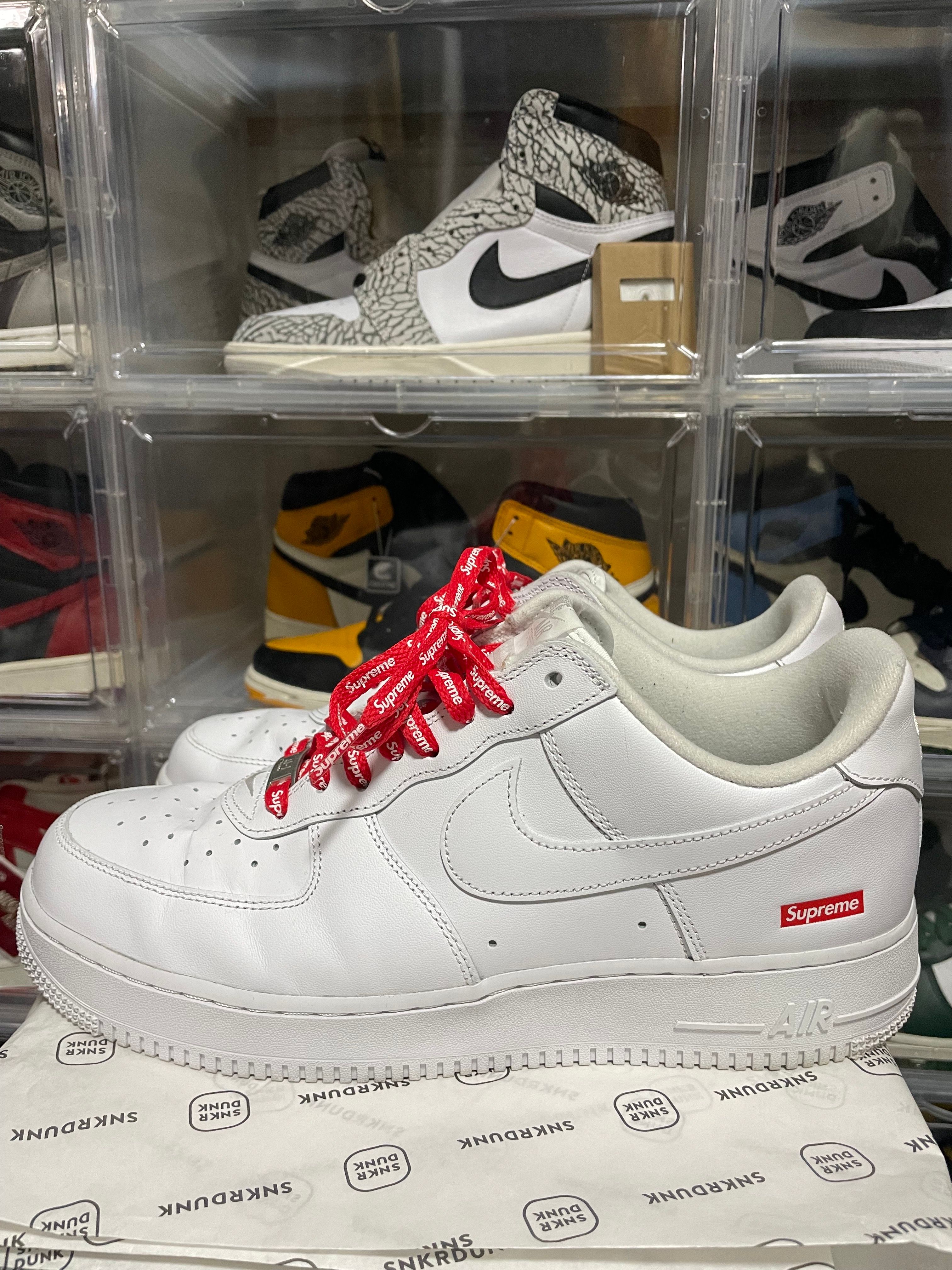 Supreme × Nike Air Force 1 Low "White"
