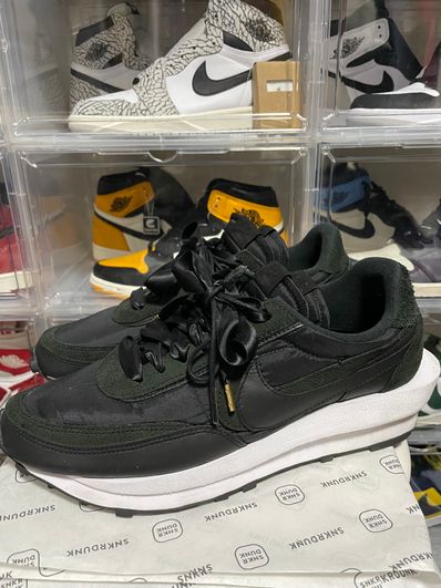 sacai × Nike LDV Waffle "Triple Black"