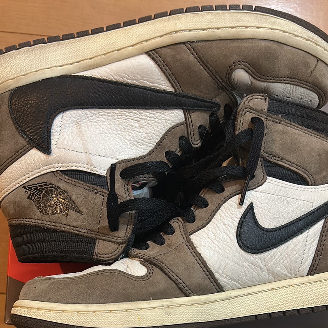 Travis Scott × Nike Air Jordan 1 Retro High OG TS SP "Sail/Dark Mocha"
