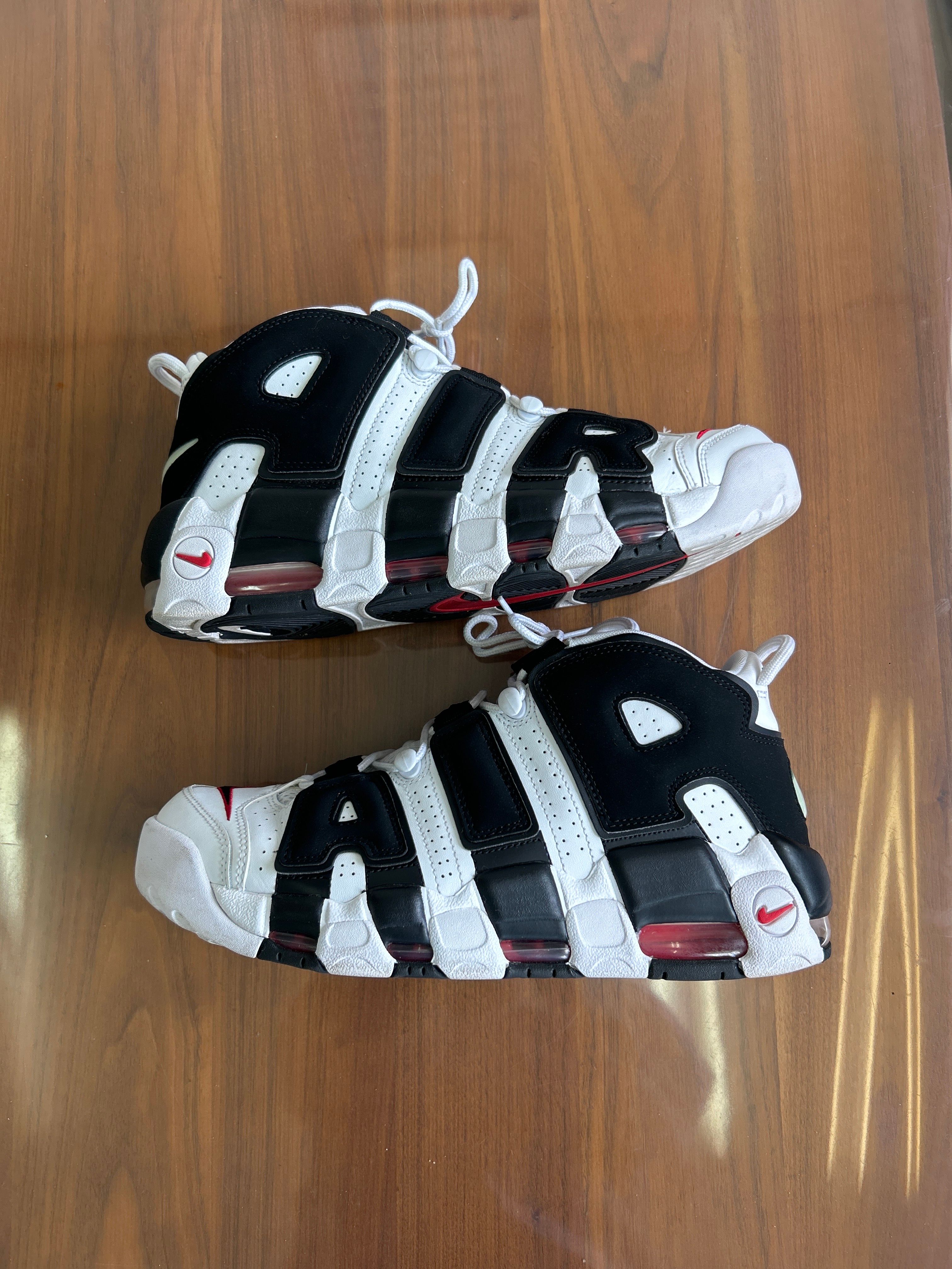 Nike Air More up Tempo "White/Black/University Red"(~2018)