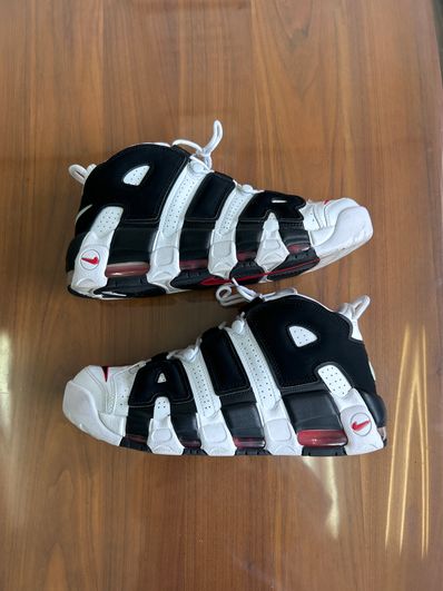 Nike Air More up Tempo "White/Black/University Red"(~2018)