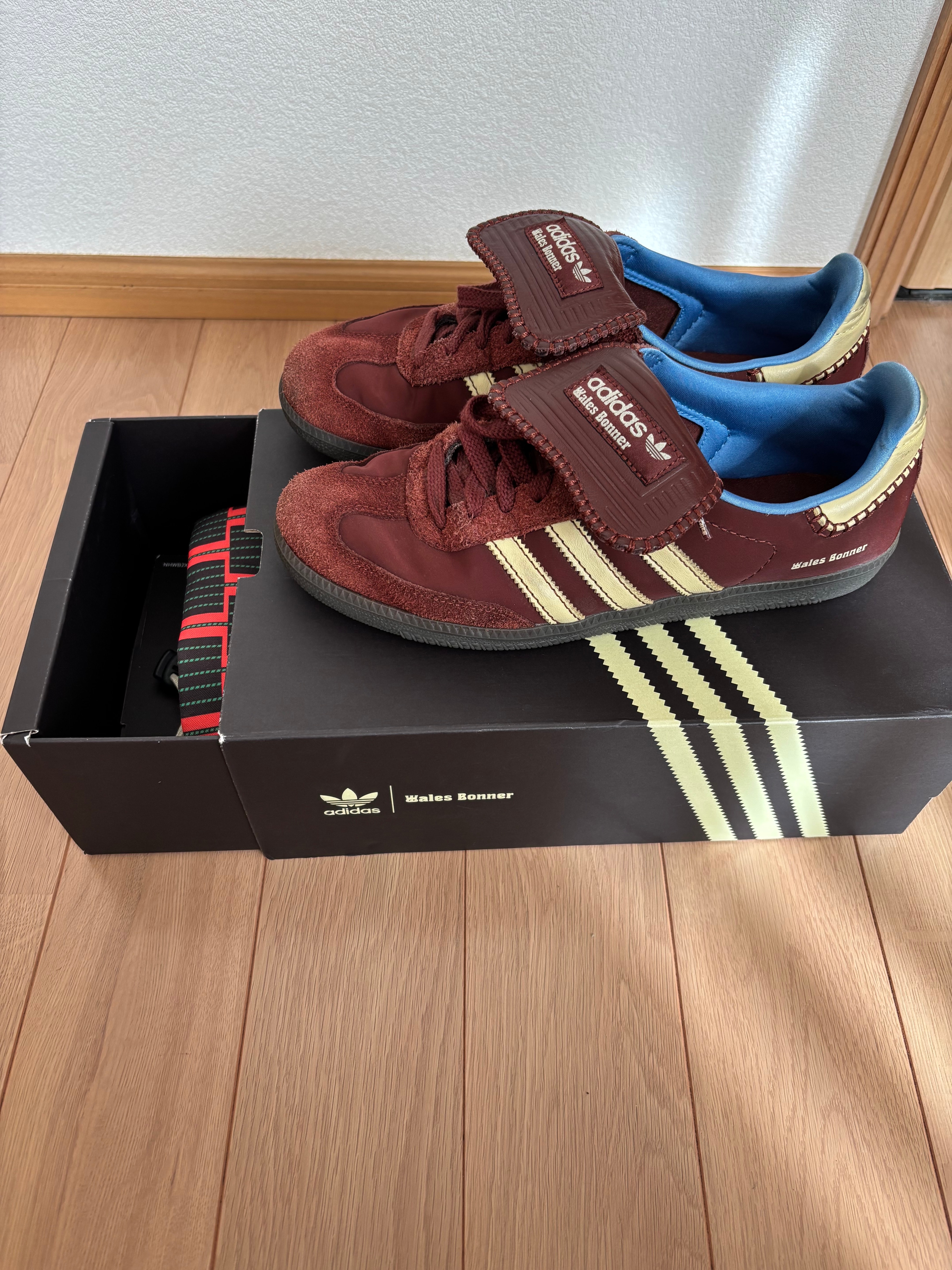 ウェールズ・ボナー × アディダス サンバ ナイロン ロー "フォックスブラウン/サンディーベージュ/ラッキーブルー"