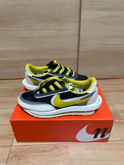 UNDERCOVER × sacai × Nike LD Waffle "Black/Sail-Dark Grey-Bright Citron"