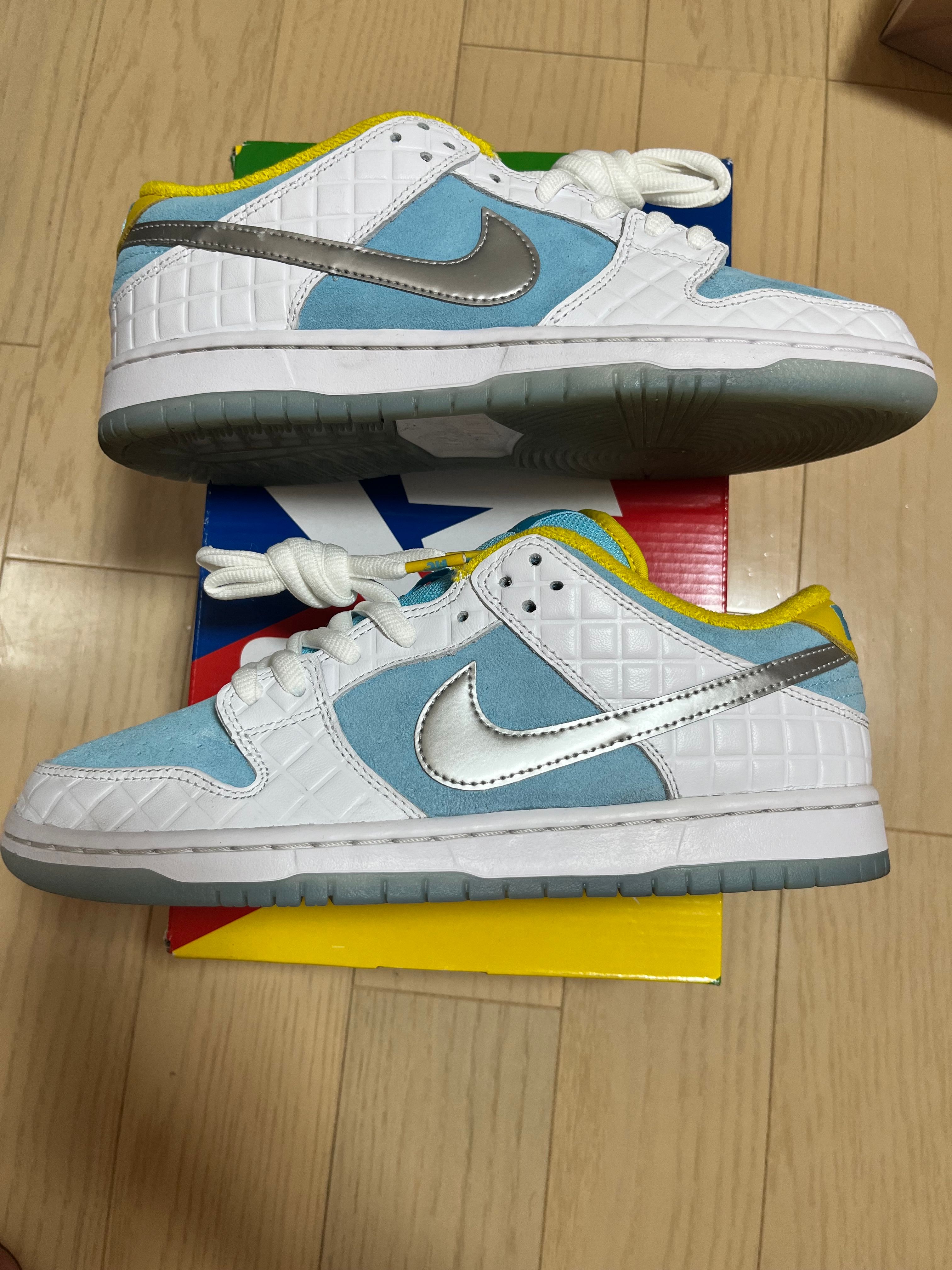 FTC × Nike SB Dunk Low "White/Blue"