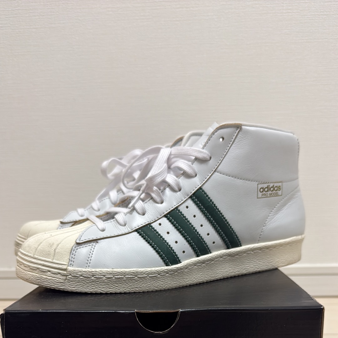 adidas Pro Model 80 ADV "Crystal White/Collegiate Green/Off White"