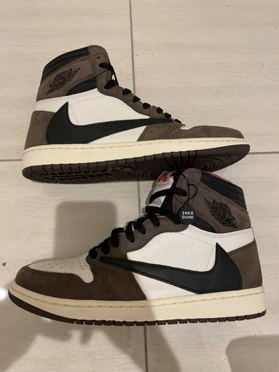 Travis Scott × Nike Air Jordan 1 Retro High OG TS SP "Sail/Dark Mocha"