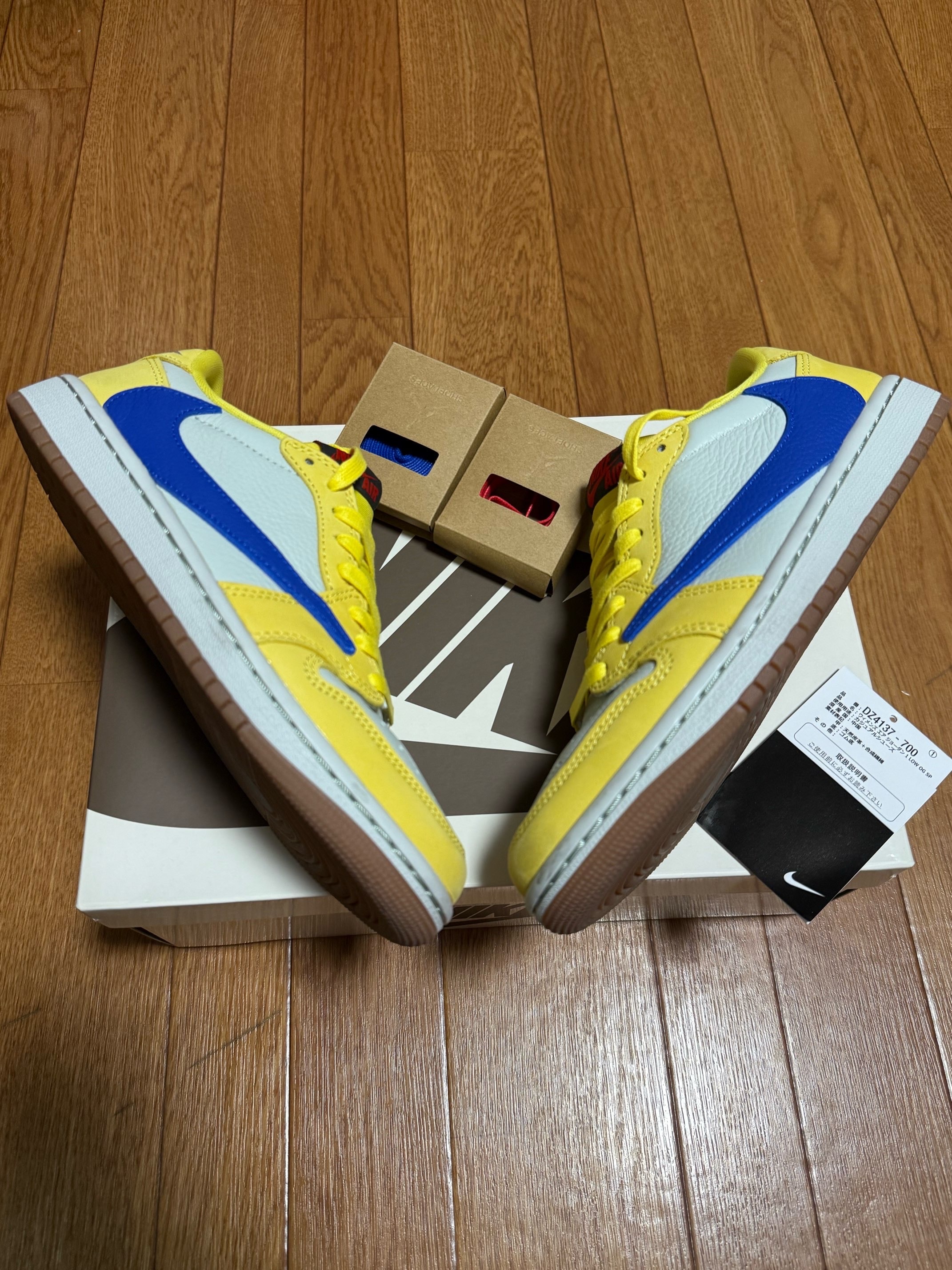 Travis Scott × Nike Women's Air Jordan 1 Retro Low OG "Canary"