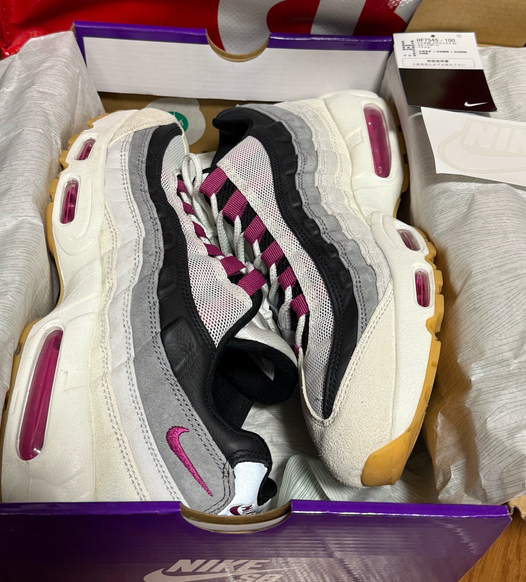 Nike SB Air Max 95 "Summit White/Cactus Flower"