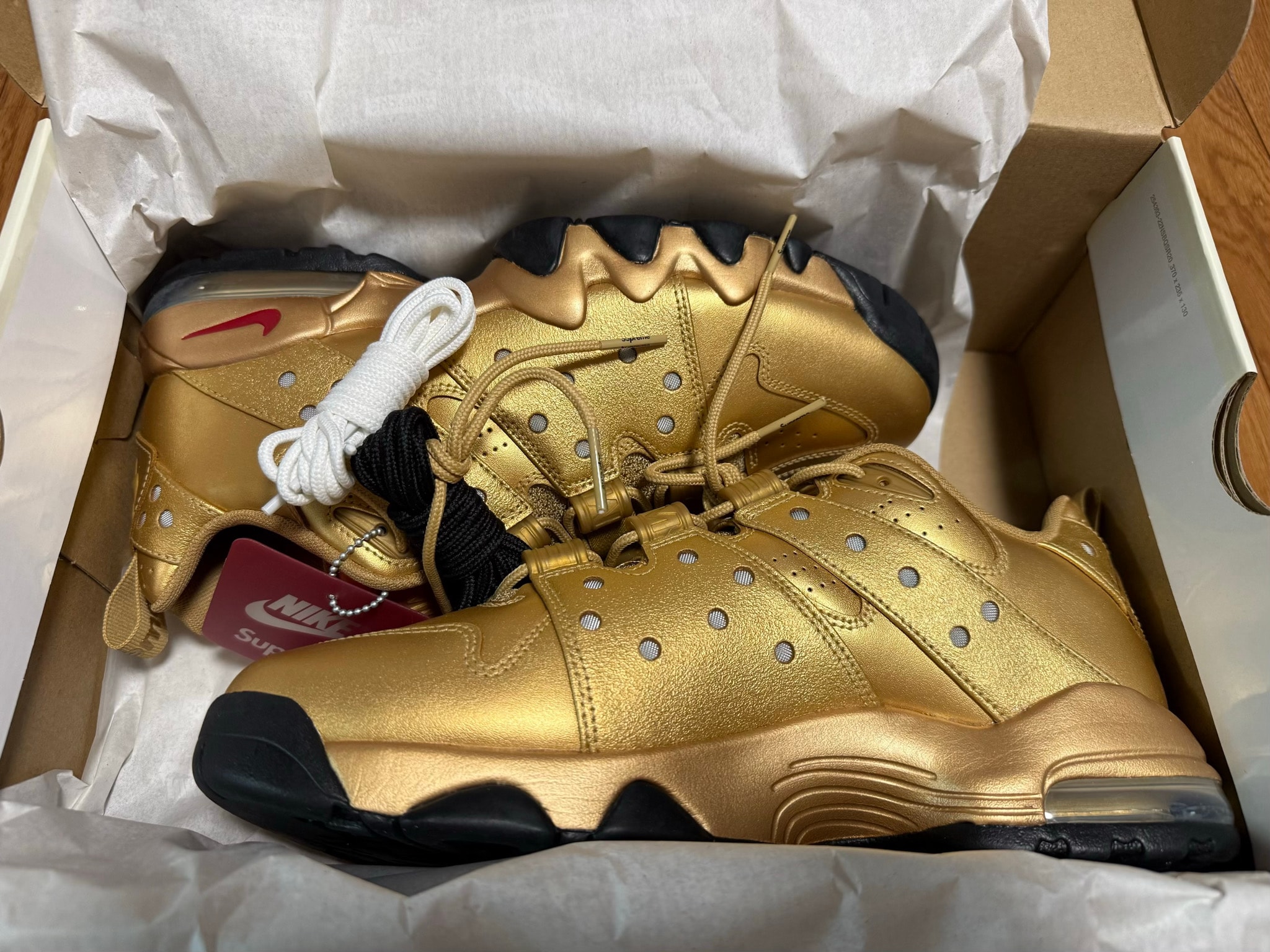 Supreme × Nike SB Air Max 2 CB 94 Low SP "Metallic Gold" (26SS Week2)