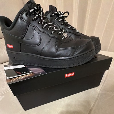 Supreme × Nike Air Force 1 Low "Black"