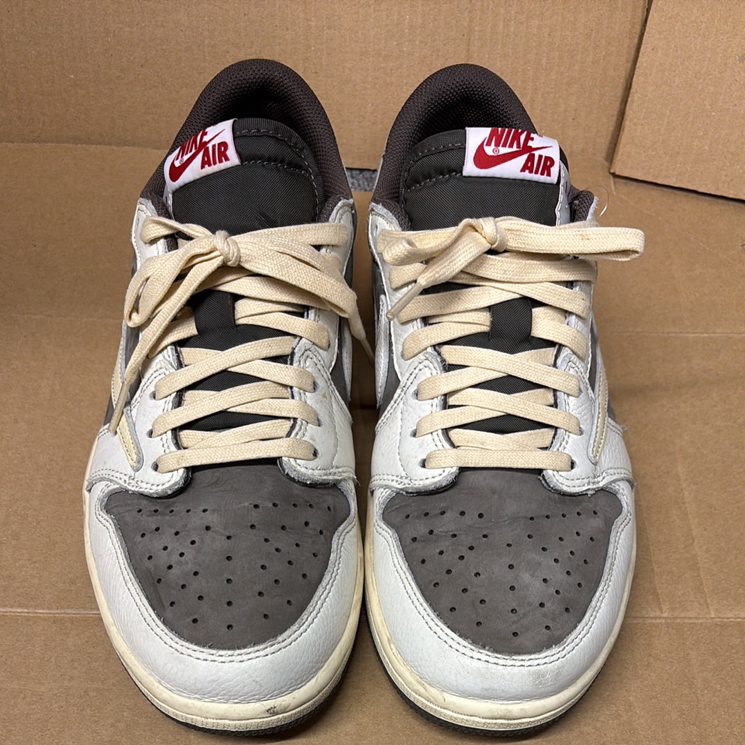 Travis Scott × Nike Air Jordan 1 Low OG SP "Reverse Mocha/Sail and Ridgerock"