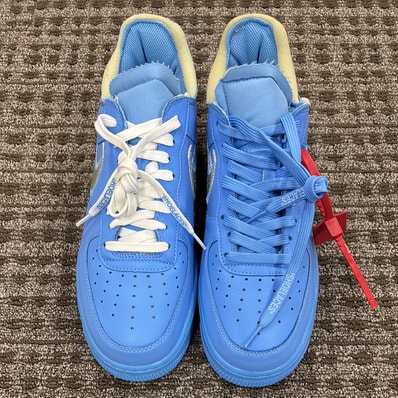 Off-White × Nike Air Force 1 Low "MCA University Blue"