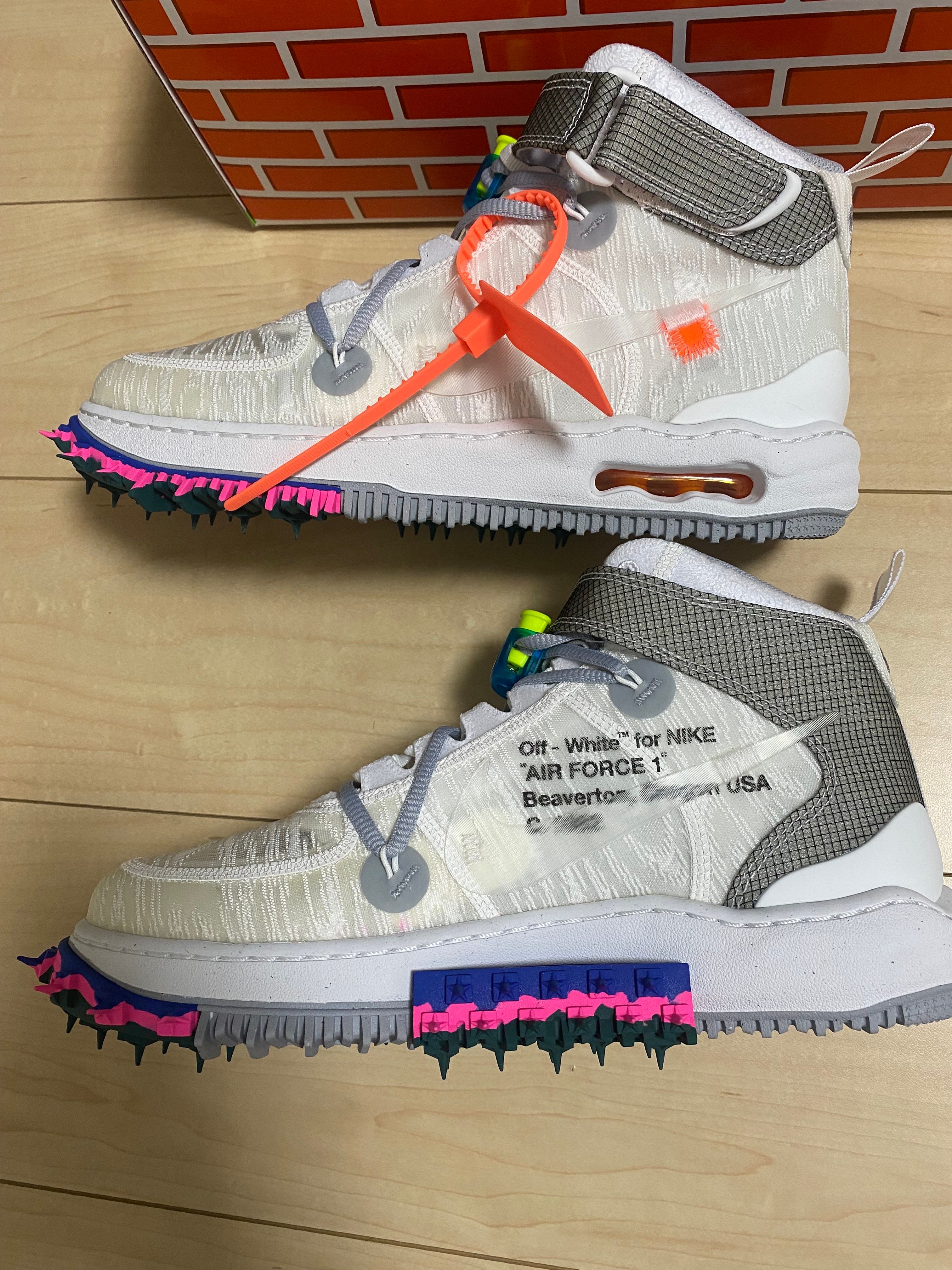 Off-White × Nike Air Force 1 Mid "White"