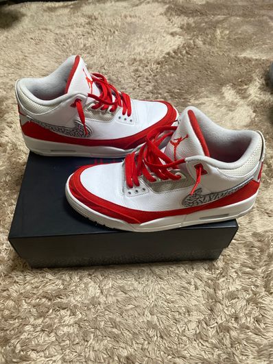 Nike Air Jordan 3 Retro "Tinker White/University Red"