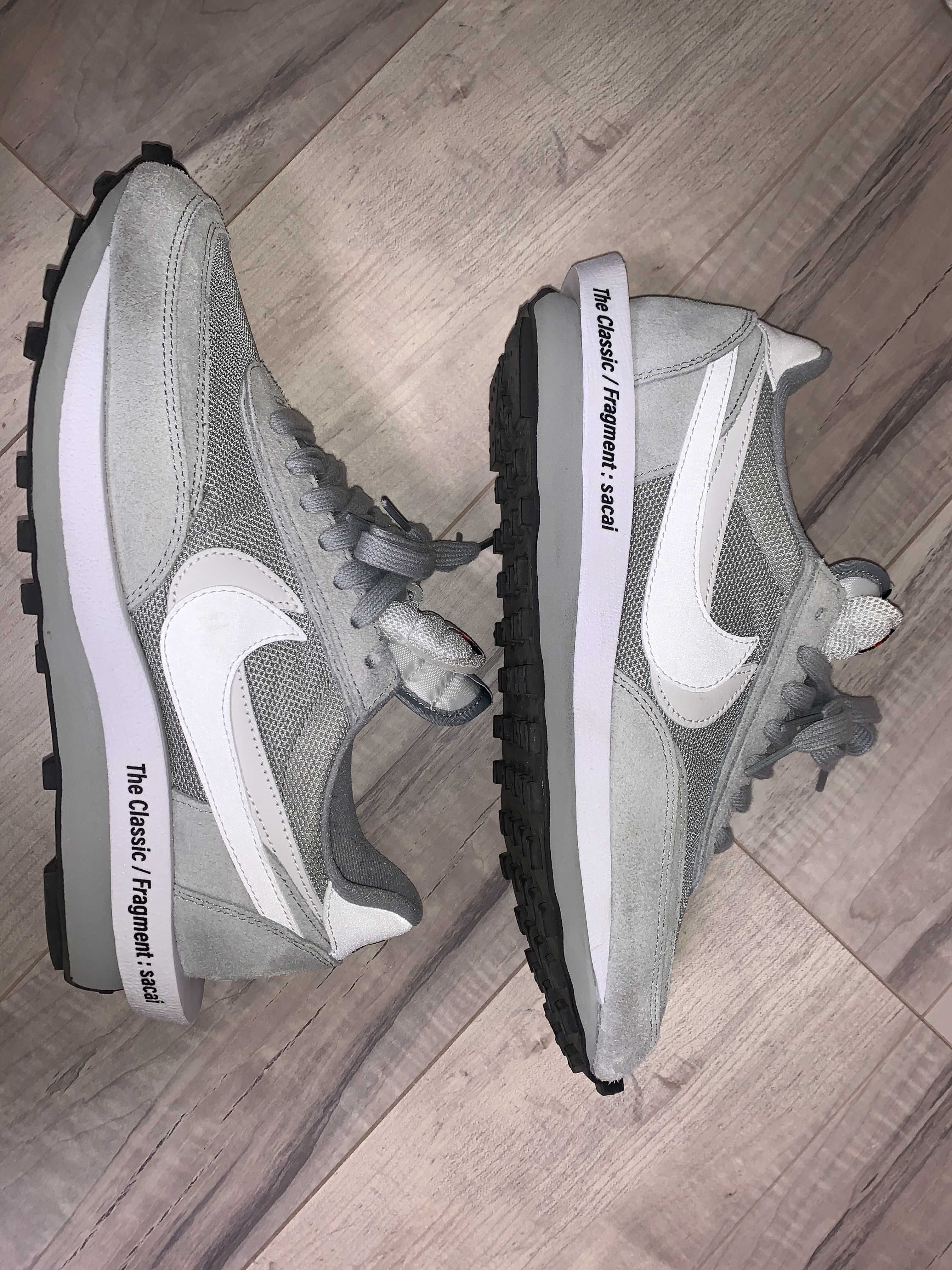 Fragment × sacai × Nike LD Waffle "Light Smoke Grey"