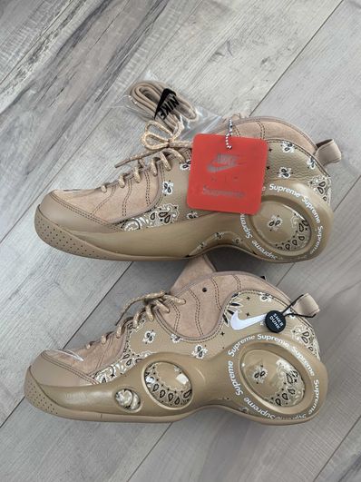Supreme × Nike Air Zoom Flight 95 SP "Hemp/White"