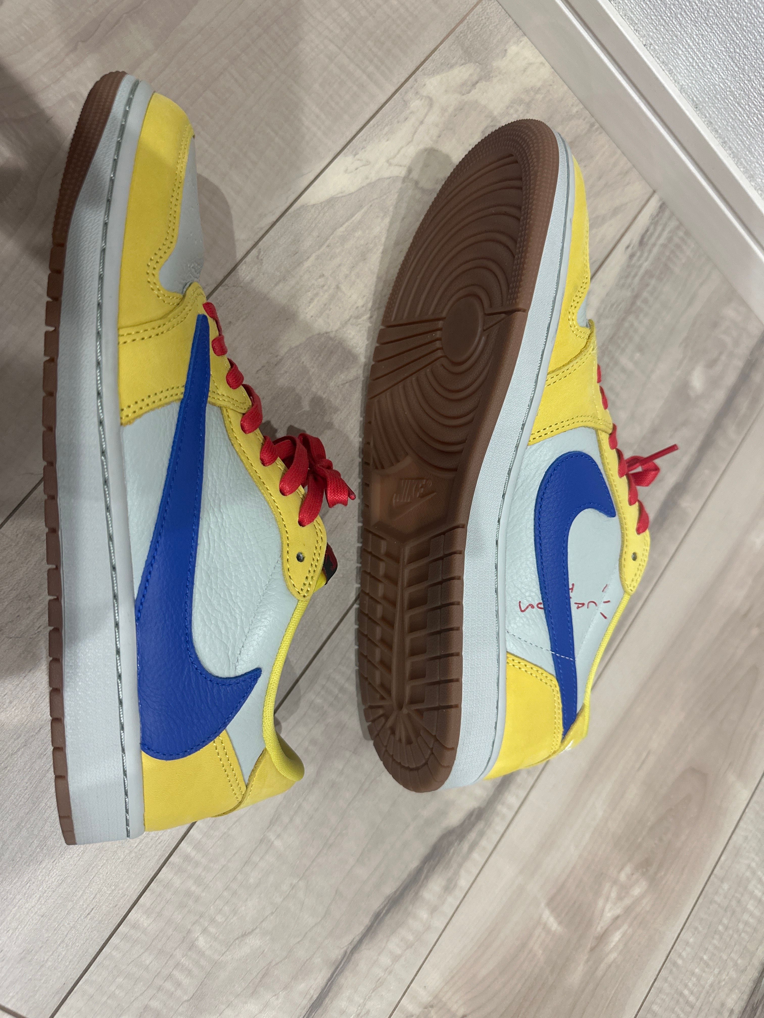 Travis Scott × Nike Women's Air Jordan 1 Retro Low OG "Canary"