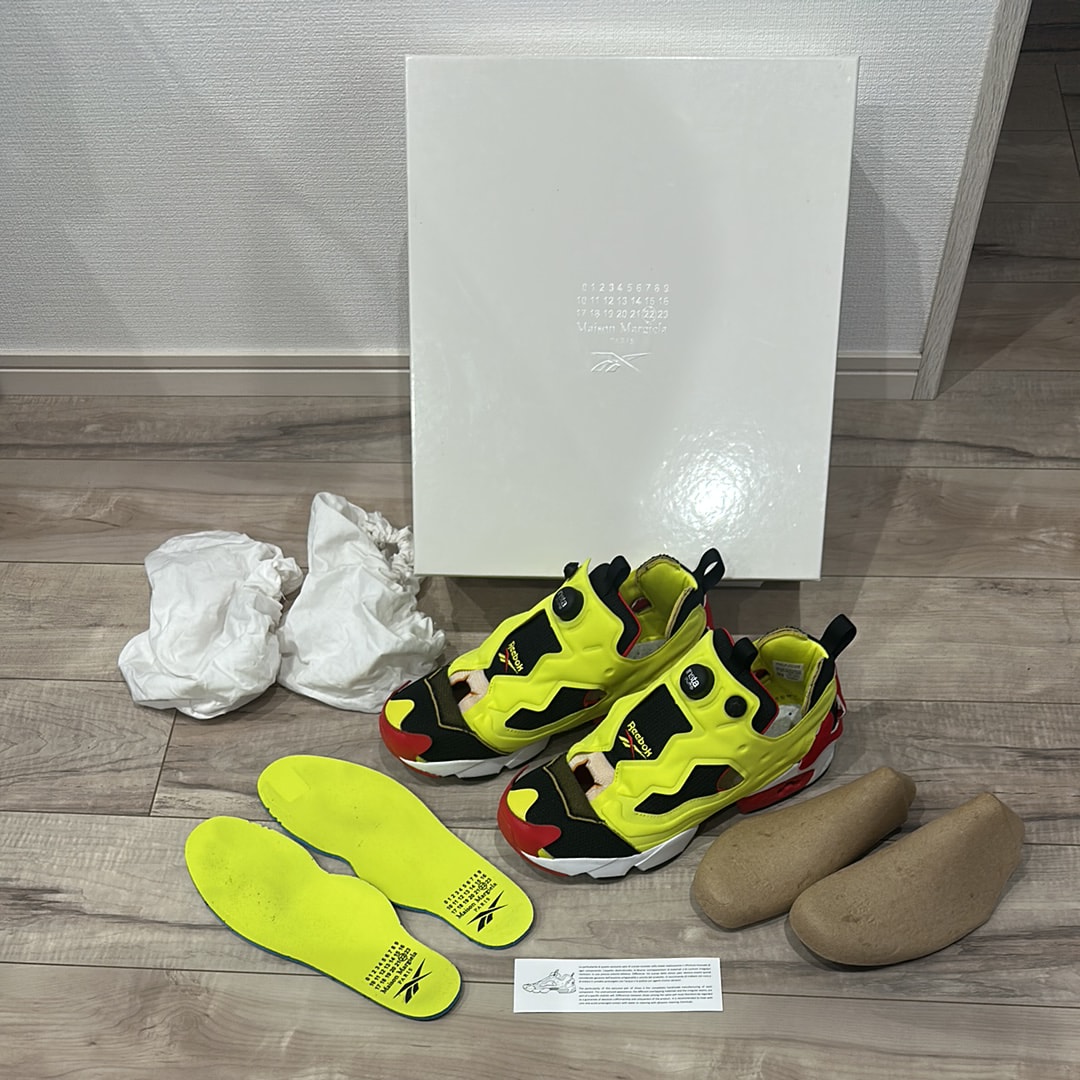メゾンマルジェラ × リーボック インスタポンプ フューリー "メモリー オブ" "イエロー"
