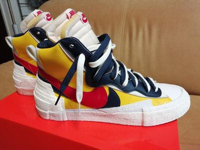 sacai × Nike Blazer Mid "Varsity Maize/Varsity Red"