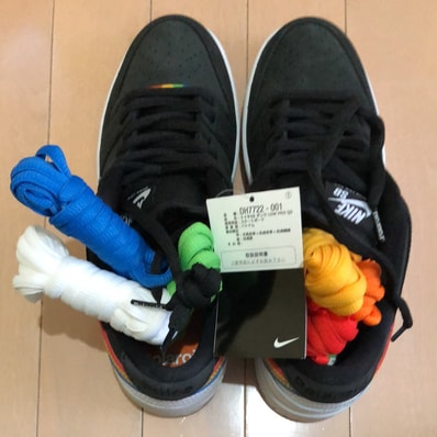 Polaroid × Nike SB Dunk Low Pro QS "Black/White"