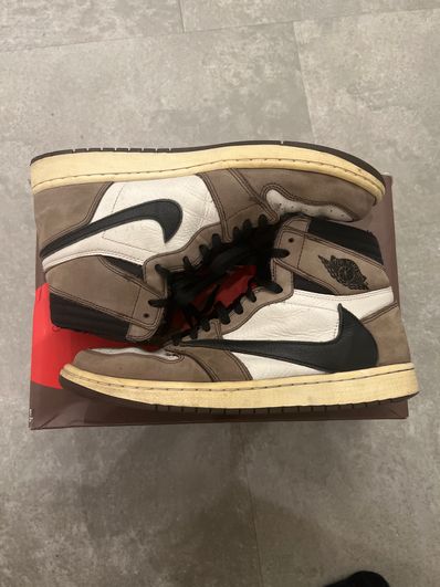 Travis Scott × Nike Air Jordan 1 Retro High OG TS SP "Sail/Dark Mocha"