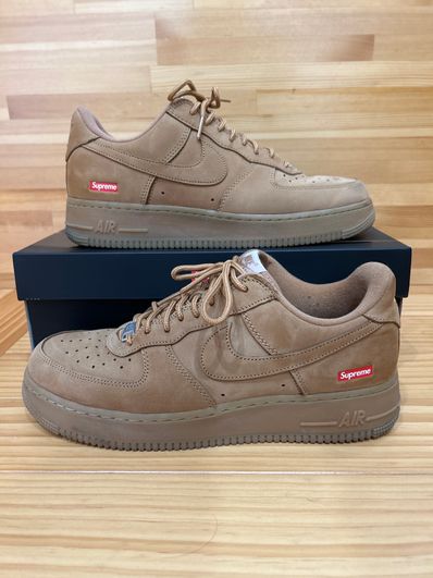 Supreme × Nike Air Force 1 Low "Flax/Wheat"
