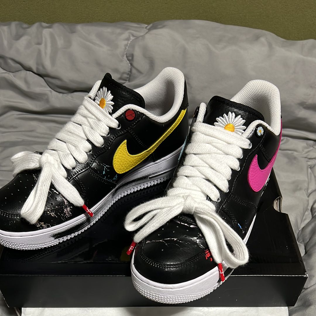 PEACEMINUSONE × Nike Air Force 1 Low '07 Para-Noise 3.0 "Black and Multi-Color" / G-DRAGON