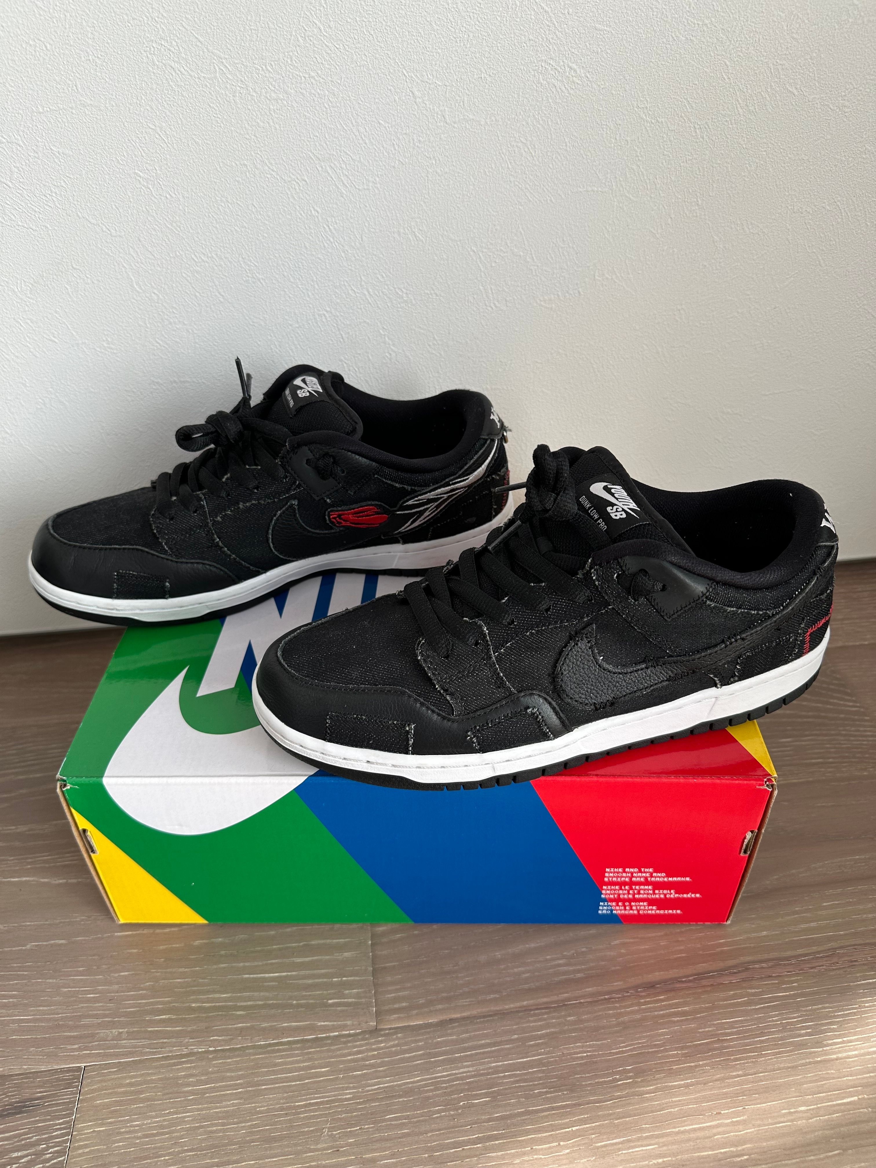 Wasted Youth × Nike SB Dunk Low "Black Denim" / VERDY