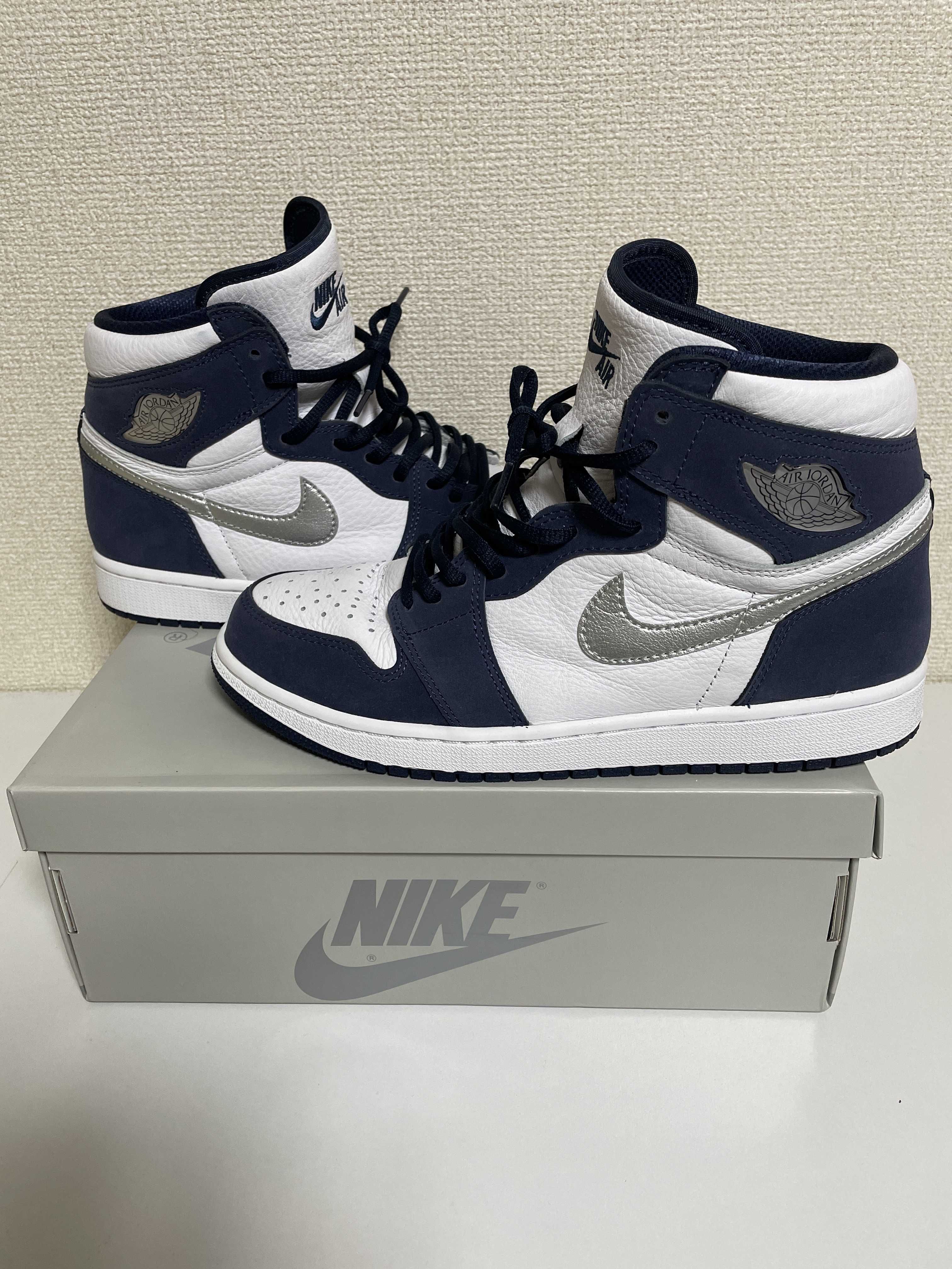 Nike Air Jordan 1 High OG CO.JP "White/Midnight Navy" (2020)(ブリーフケースなし)
