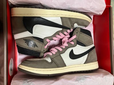 Travis Scott × Nike Air Jordan 1 Retro High OG TS SP "Sail/Dark Mocha"