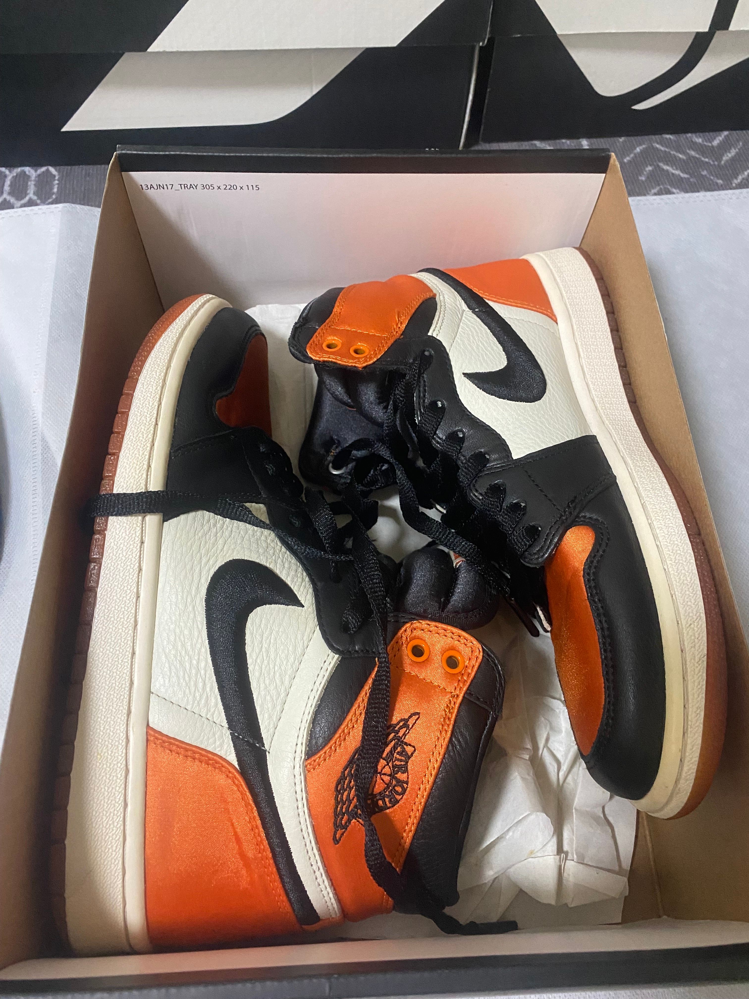 Nike Women's Air Jordan 1 High "Satin Shattered Backboard"