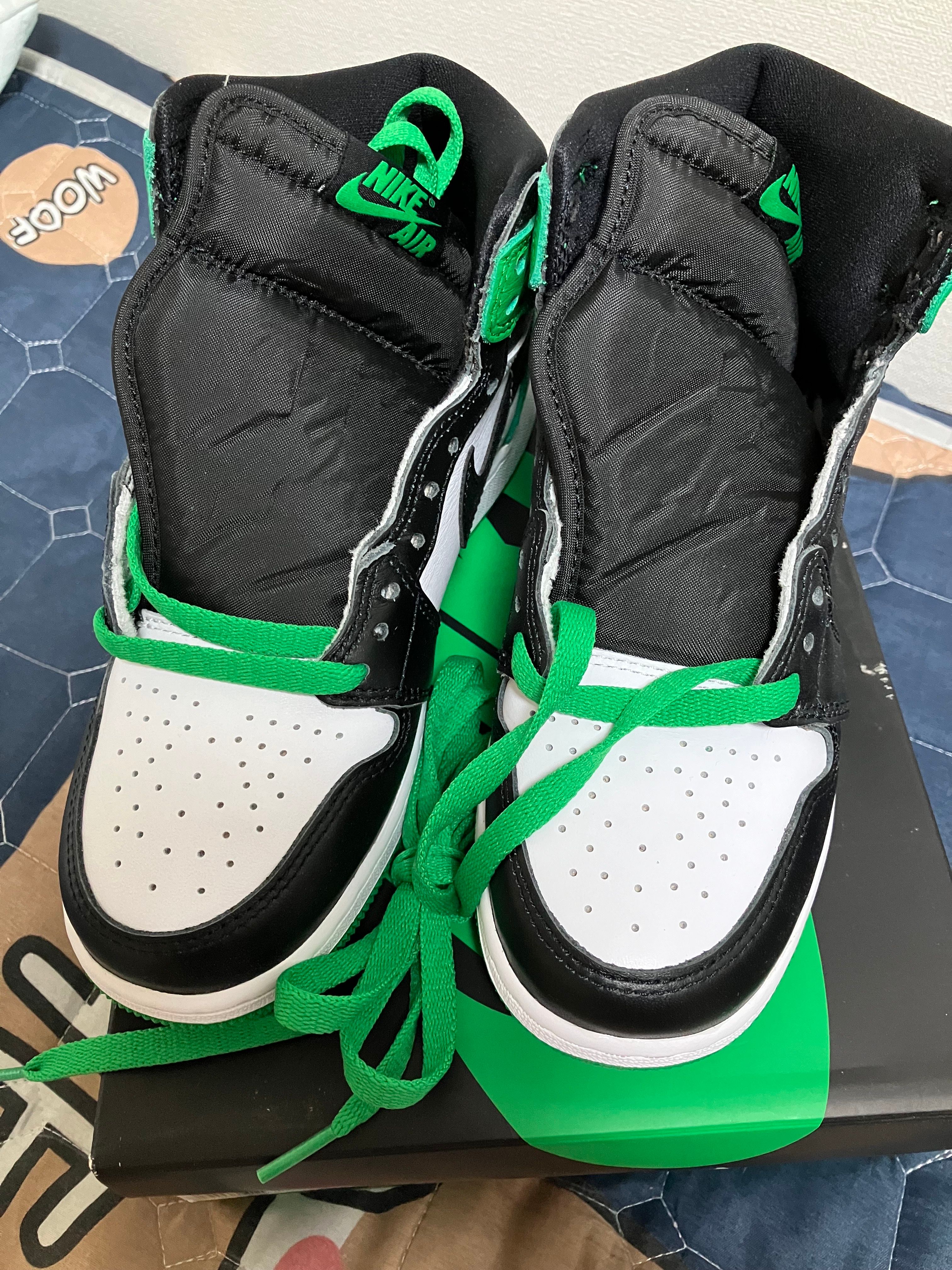 Nike GS Air Jordan 1 Retro High OG "Celtics/Black and Lucky Green" (2023)