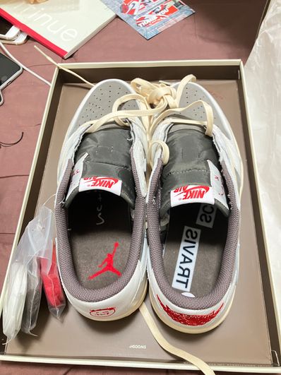 Travis Scott × Nike Air Jordan 1 Low OG SP "Reverse Mocha/Sail and Ridgerock"