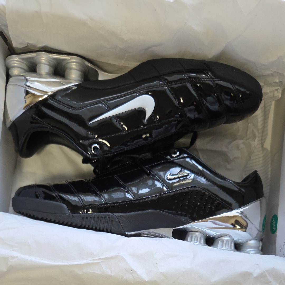 Maha Amsterdam × Nike Women's Total 90 Shox Magia "Black/Metallic Silver"