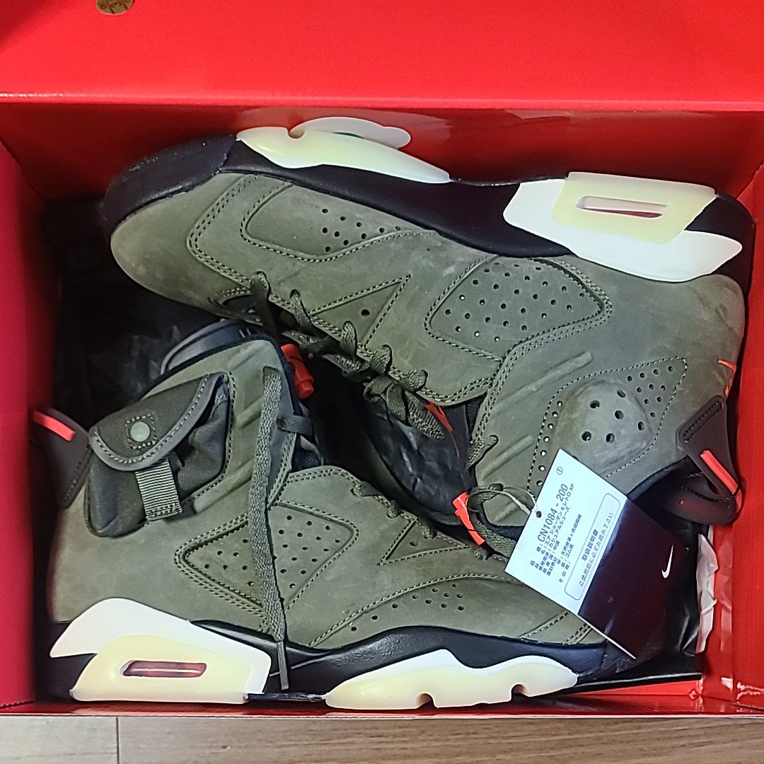 Travis Scott × Nike Air Jordan 6 Retro "Medium Olive"