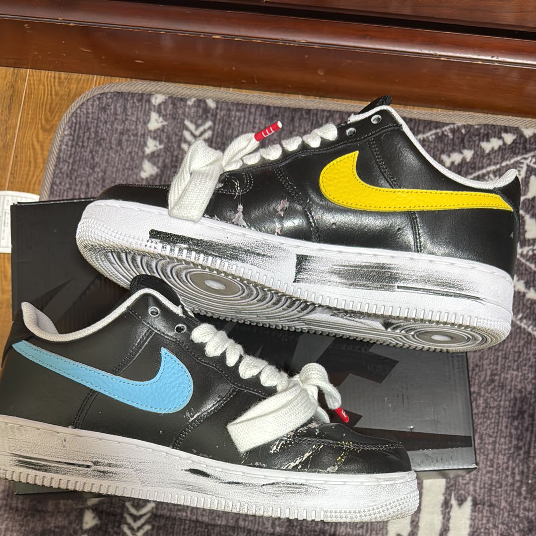 PEACEMINUSONE × Nike Air Force 1 Low '07 Para-Noise 3.0 "Black and Multi-Color" / G-DRAGON