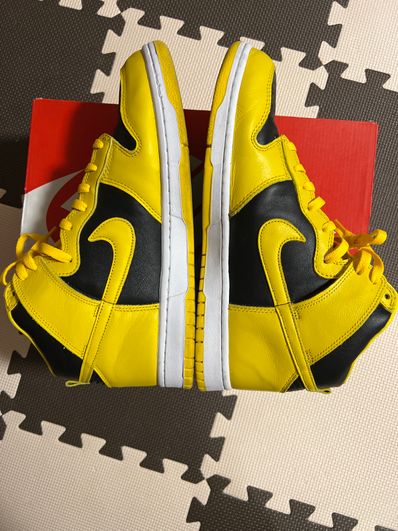 Nike Dunk High "Black/Varsity Maize"