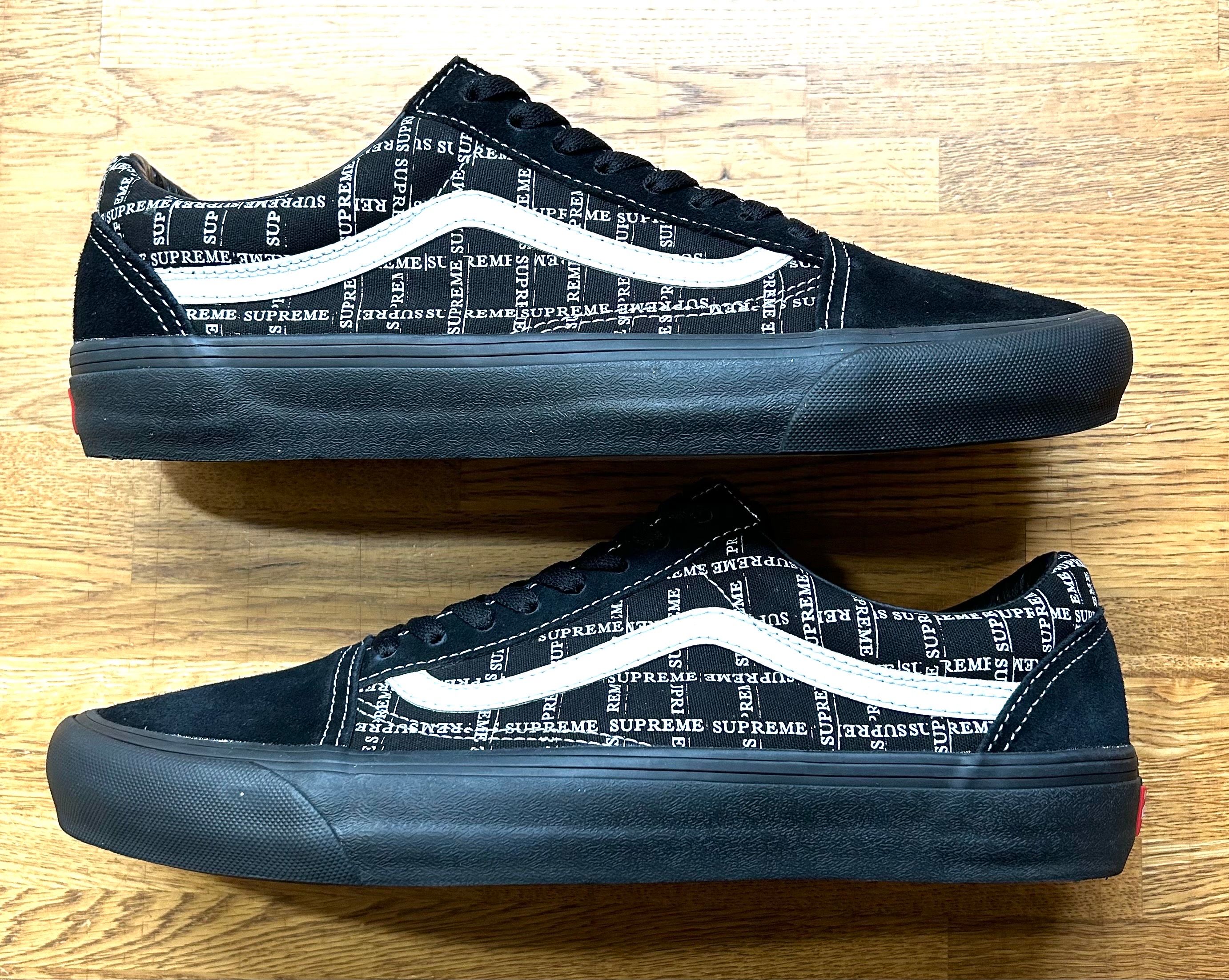 Supreme × Vans Old Skool "Black"