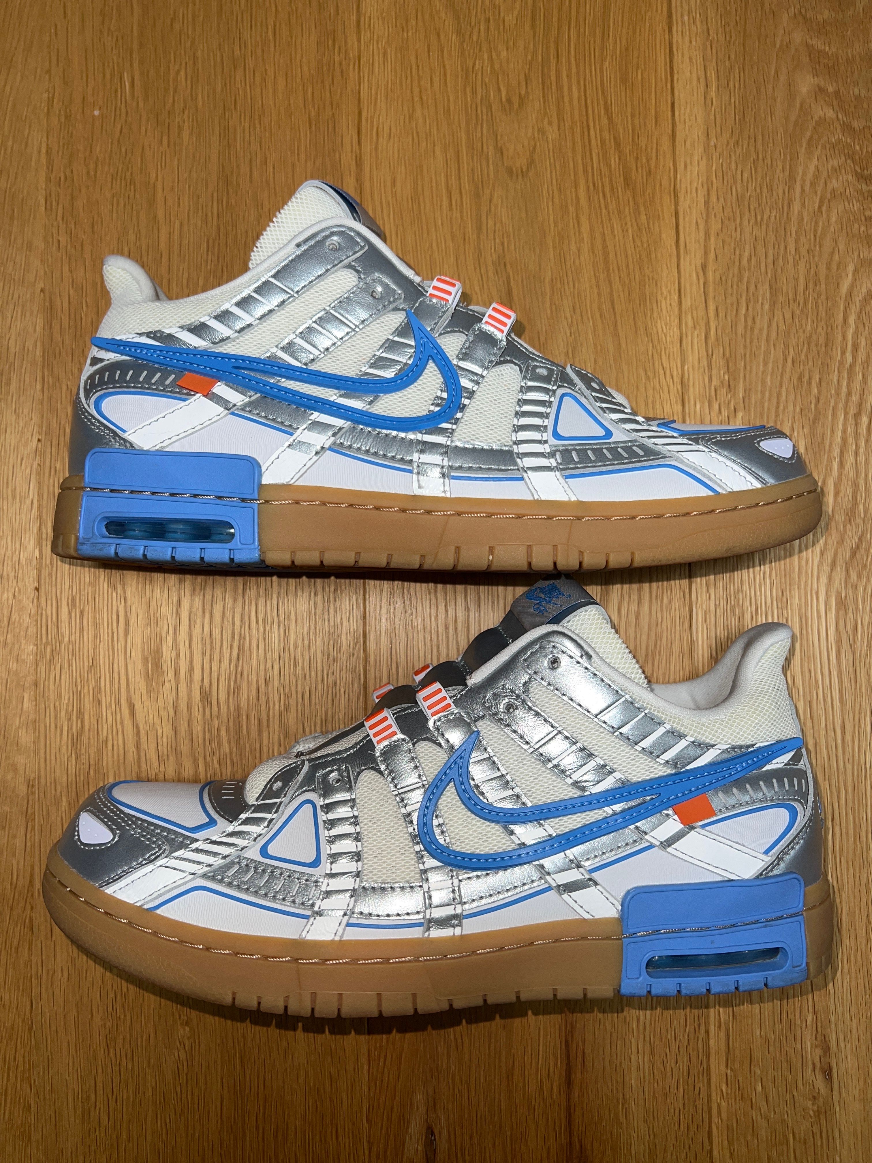 Off-White × Nike Air Rubber Dunk "White/University Blue"
