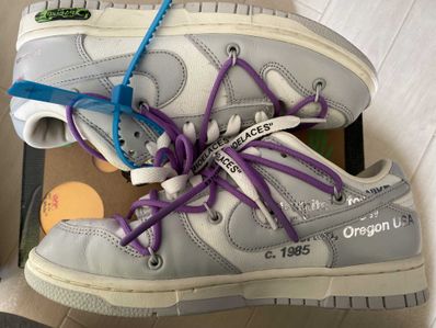 Off-White × Nike Dunk Low "Sail/Neutral Gray"