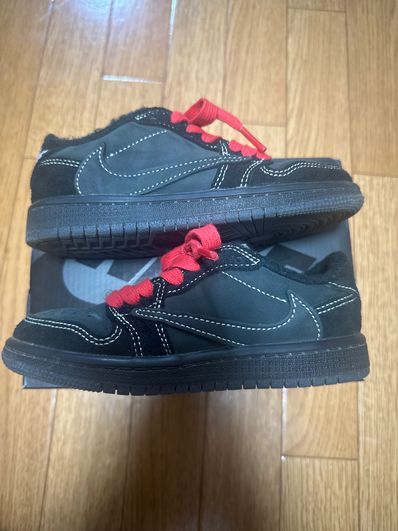 Travis Scott × Nike PS Air Jordan 1 Low OG SP "Black Phantom"