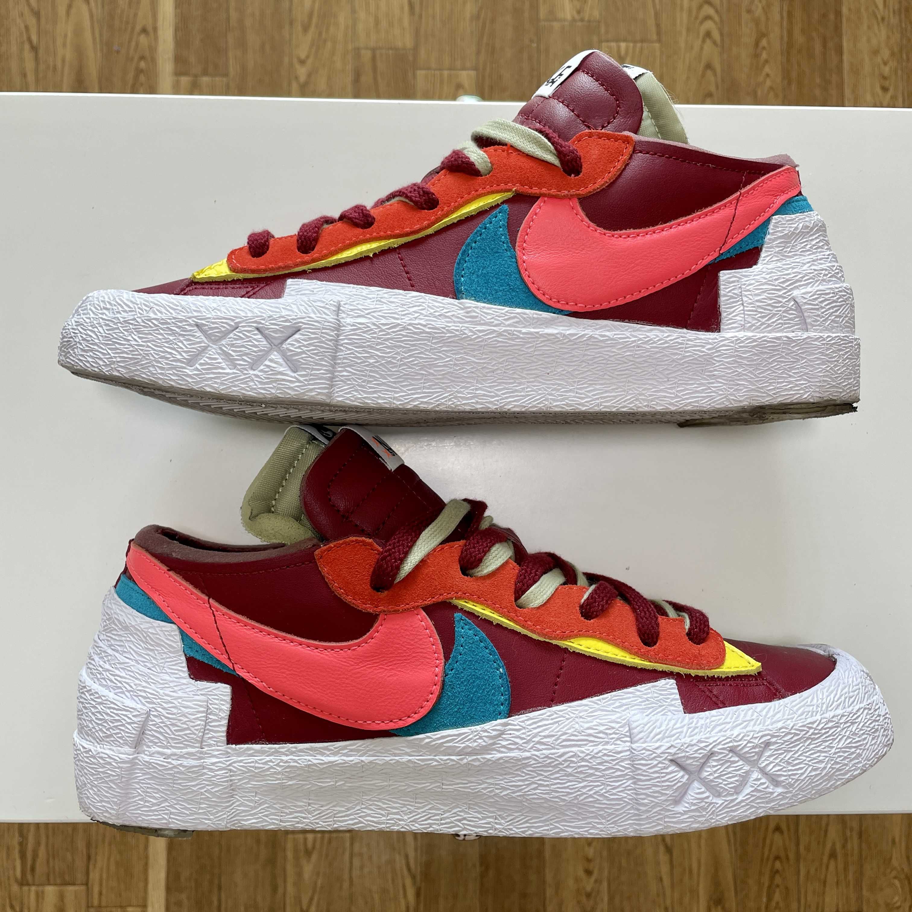 KAWS × sacai × Nike Blazer Low "Team Red"