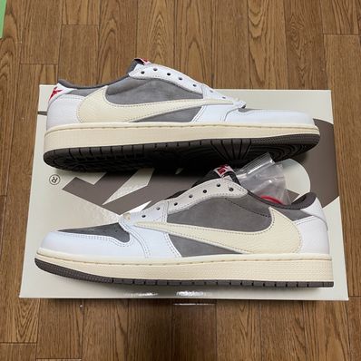 Travis Scott × Nike Air Jordan 1 Low OG SP "Reverse Mocha/Sail and Ridgerock"