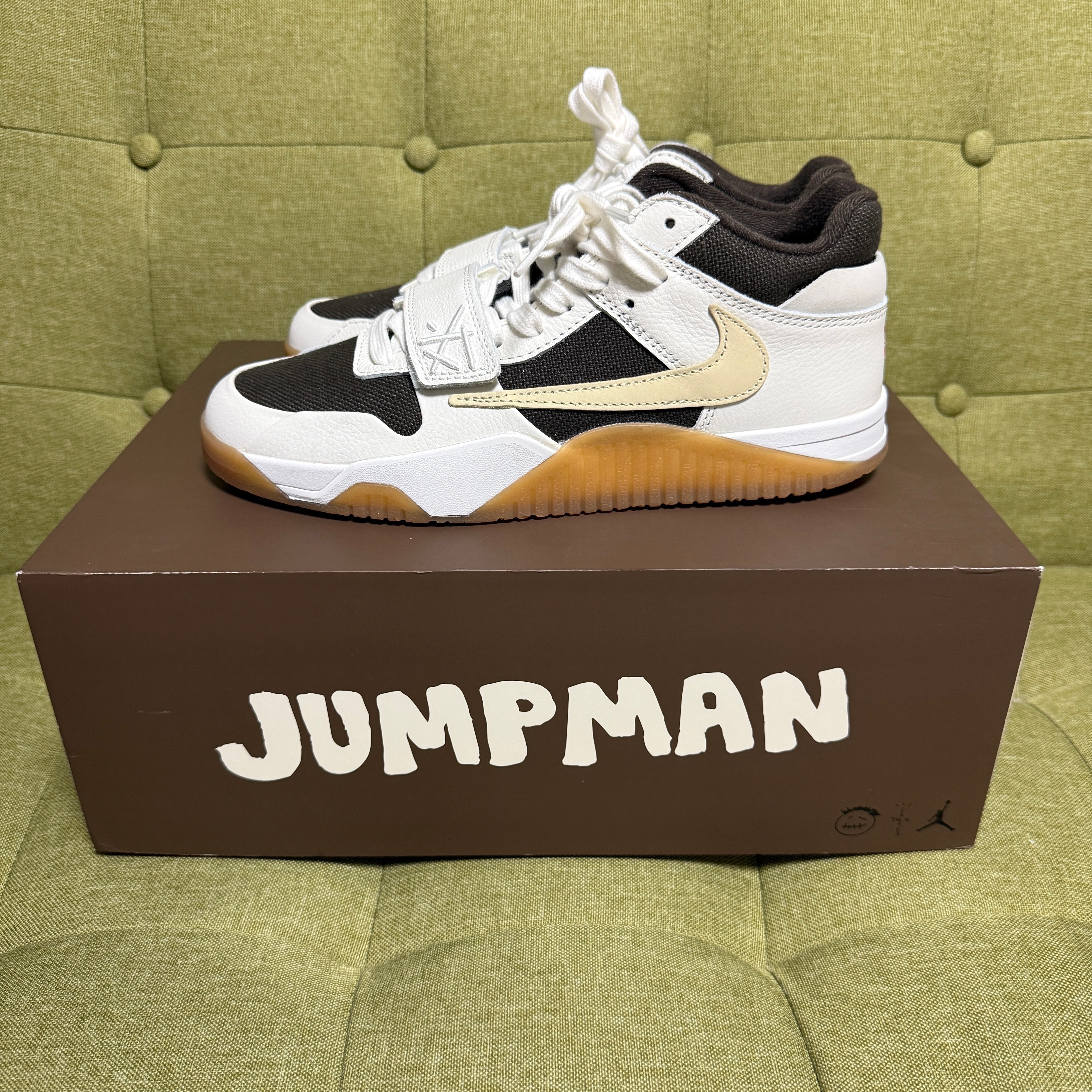 Travis Scott × Nike Jordan Jumpman Jack TR "Sail and Dark Mocha"