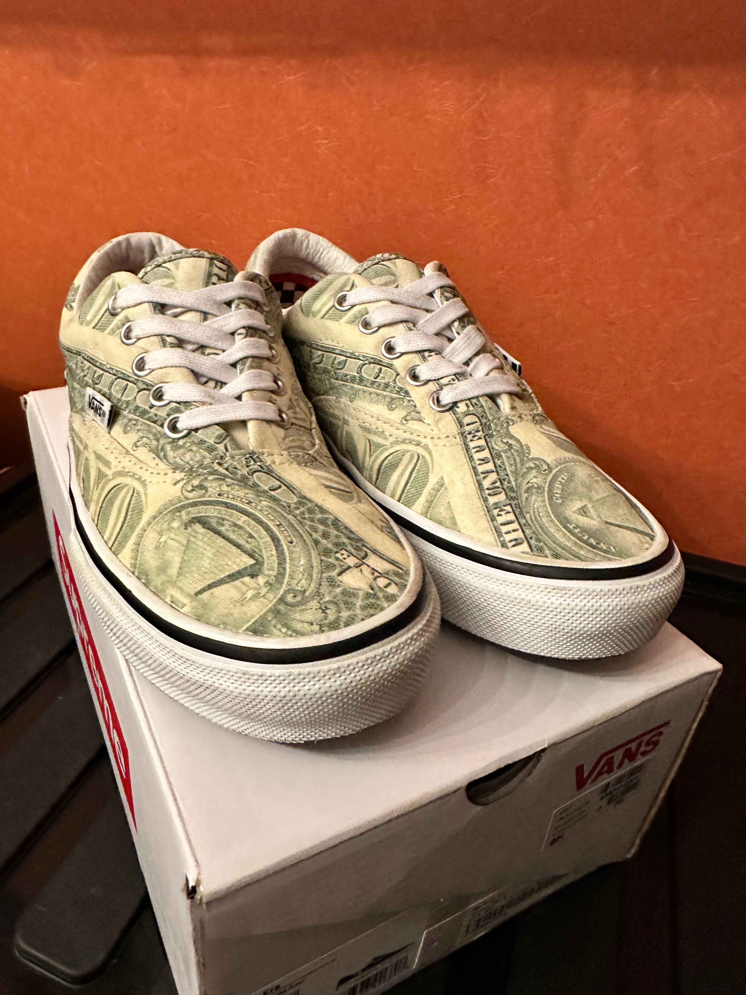 【Supreme】VANS Dollar Era グリーン 送料無料【se1107r】 シュプリーム × バンズ ドル エラ 