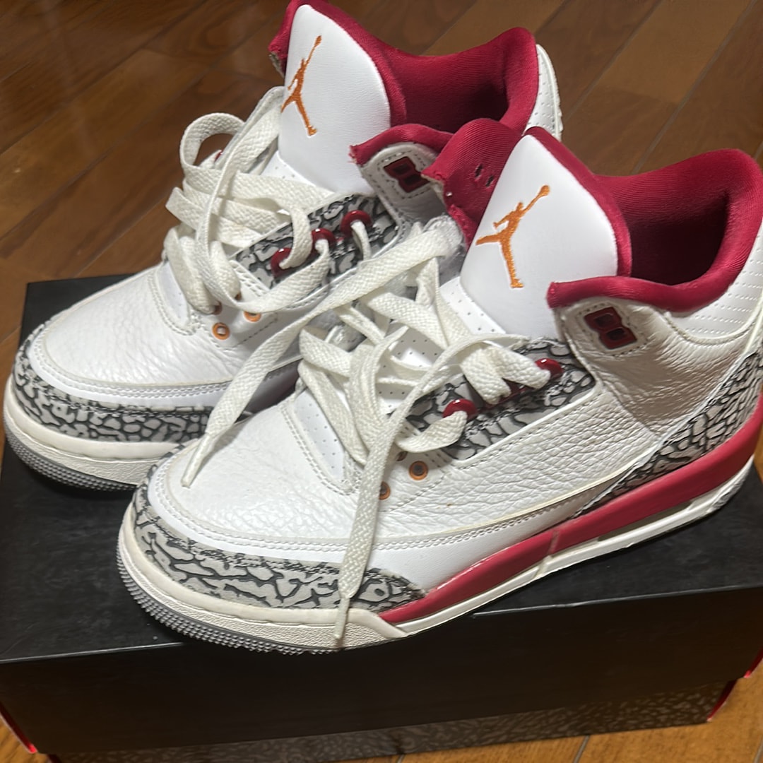 Nike GS Air Jordan 3 "Cardinal Red"