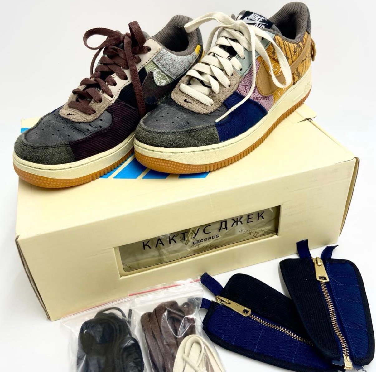 Travis Scott × Nike Air Force 1 Low Cactus Jack "Multi Color"